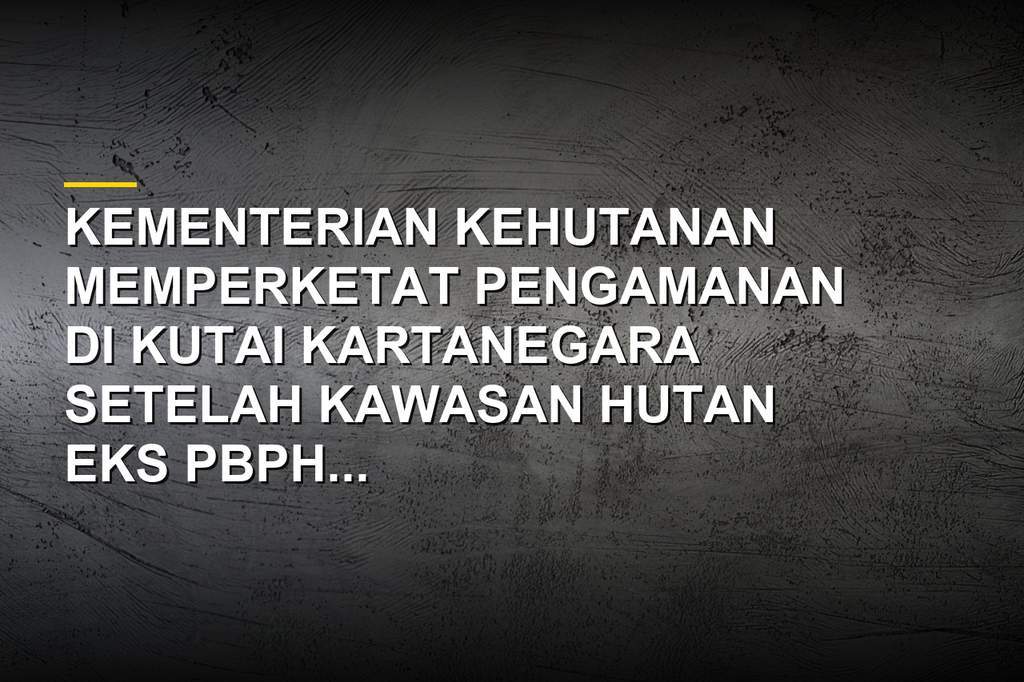 Patroli Gakkum Kemenhut di kawasan hutan eks PBPH Kutai Kartanegara Kalimantan Timur