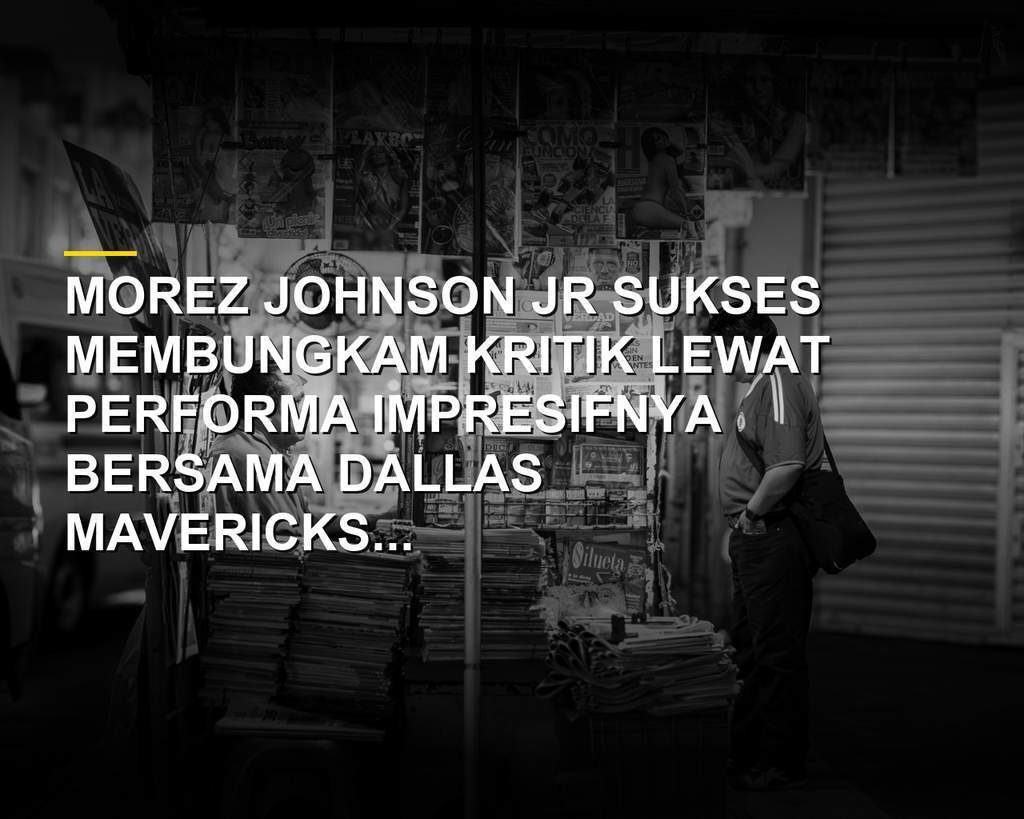 Pemain baru Dallas Mavericks Morez Johnson Jr beraksi di lapangan NBA Summer League