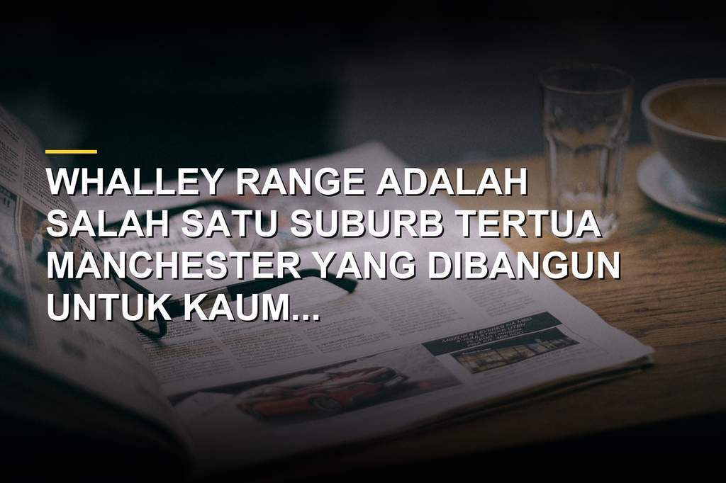 Pemandangan arsitektur rumah bergaya Victoria di kawasan Whalley Range Manchester