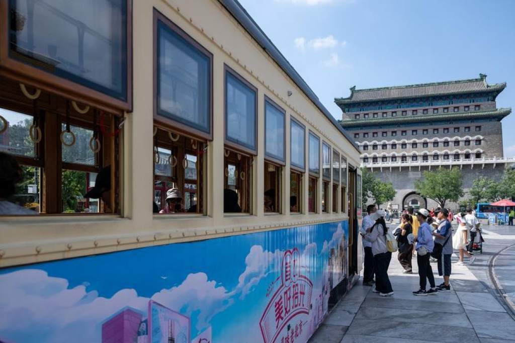 Pemandangan Poros Tengah Beijing situs warisan dunia UNESCO yang kini dibuka untuk umum