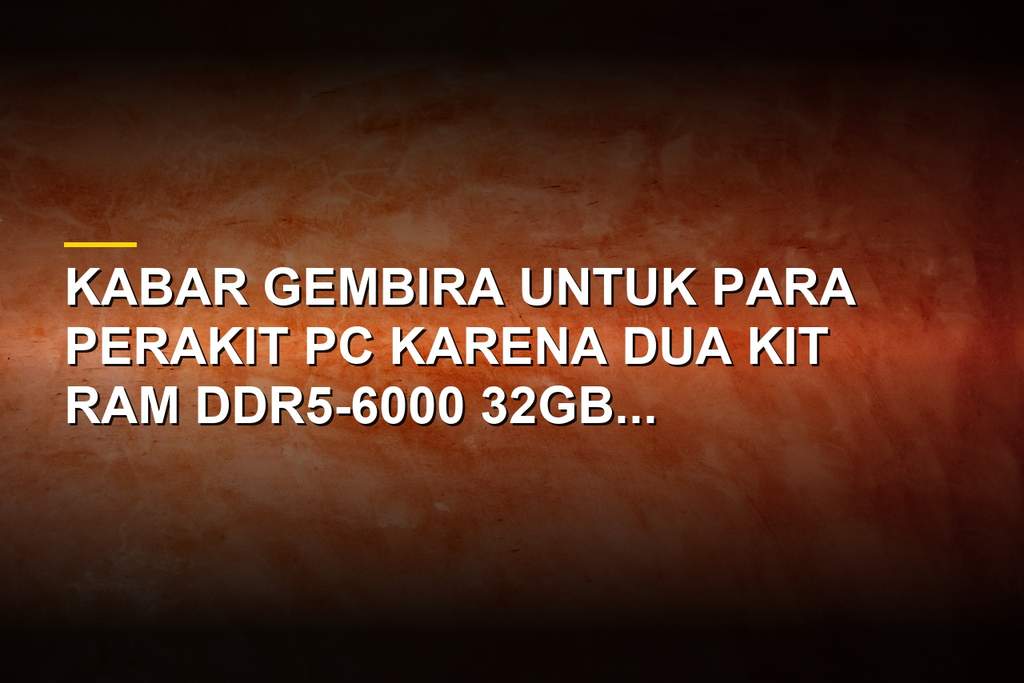 Perbandingan produk RAM DDR5 6000 32GB dari V-Color Manta XSky dan Corsair Vengeance
