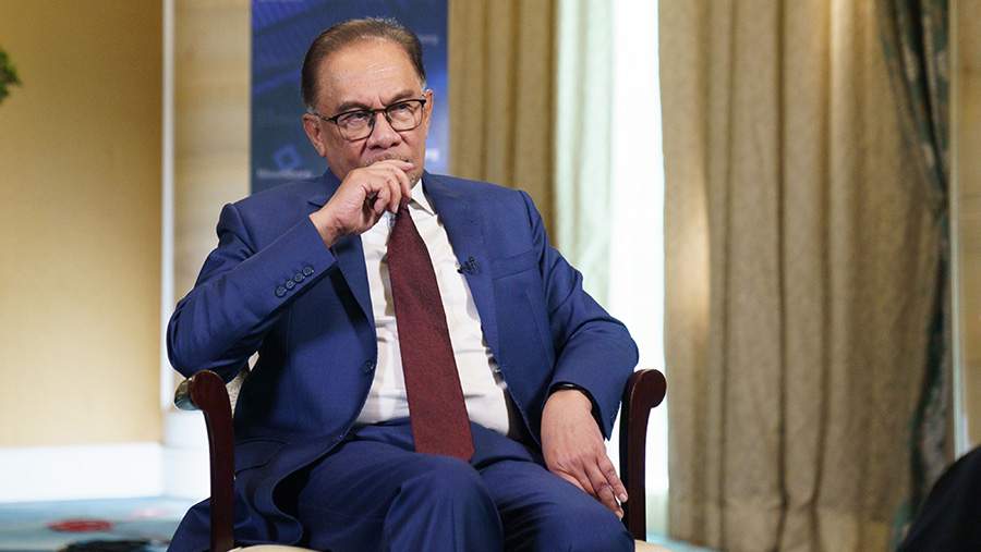 Perdana Menteri Malaysia Anwar Ibrahim dalam sebuah agenda kenegaraan