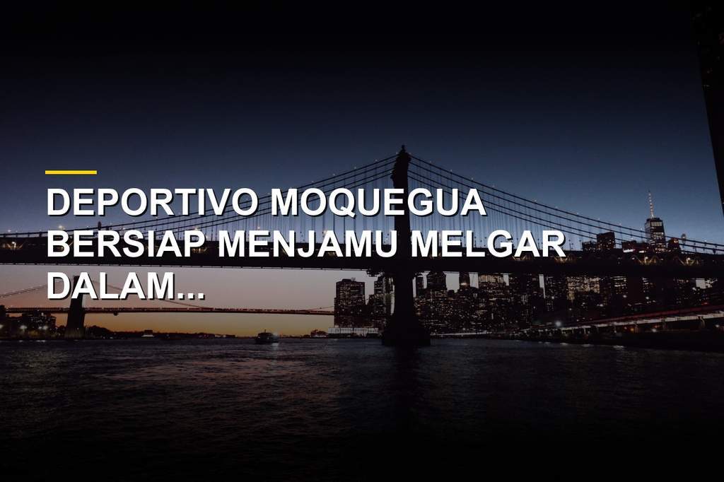 Pertandingan Liga 1 Peru Deportivo Moquegua menghadapi Melgar