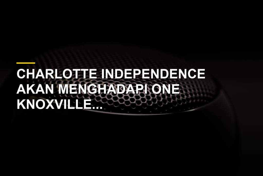 Pertandingan USL League One antara Charlotte Independence dan One Knoxville