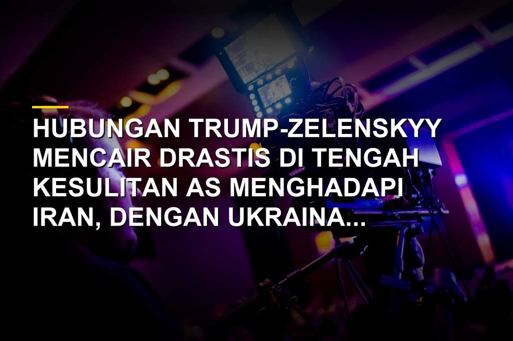 Pertemuan Donald Trump dan Volodymyr Zelenskyy di Gedung Putih membahas kerja sama menghadapi Iran