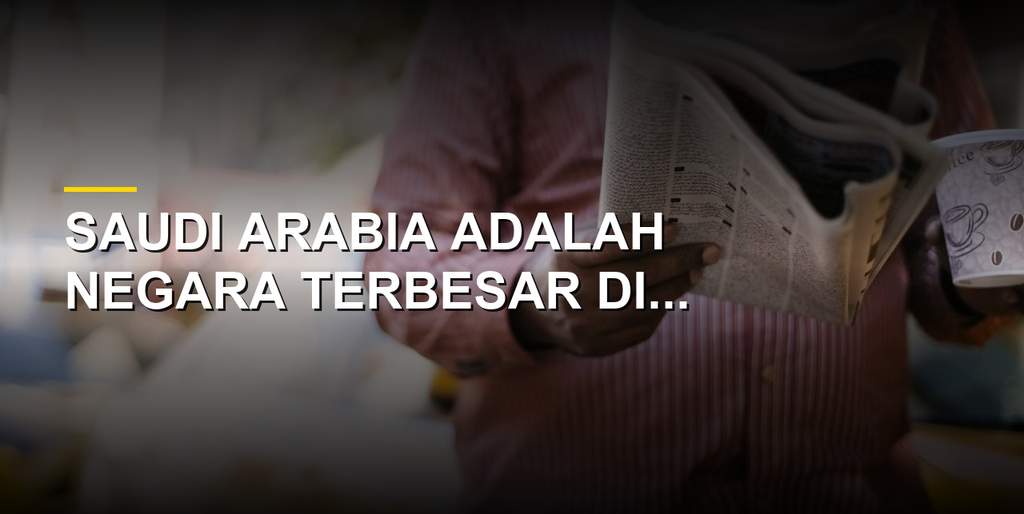 Peta dan lanskap pemandangan gurun pasir di wilayah Saudi Arabia