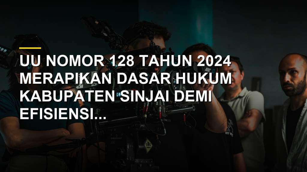 Peta wilayah dan aktivitas pembangunan di Kabupaten Sinjai berdasarkan UU Nomor 128 Tahun 2024