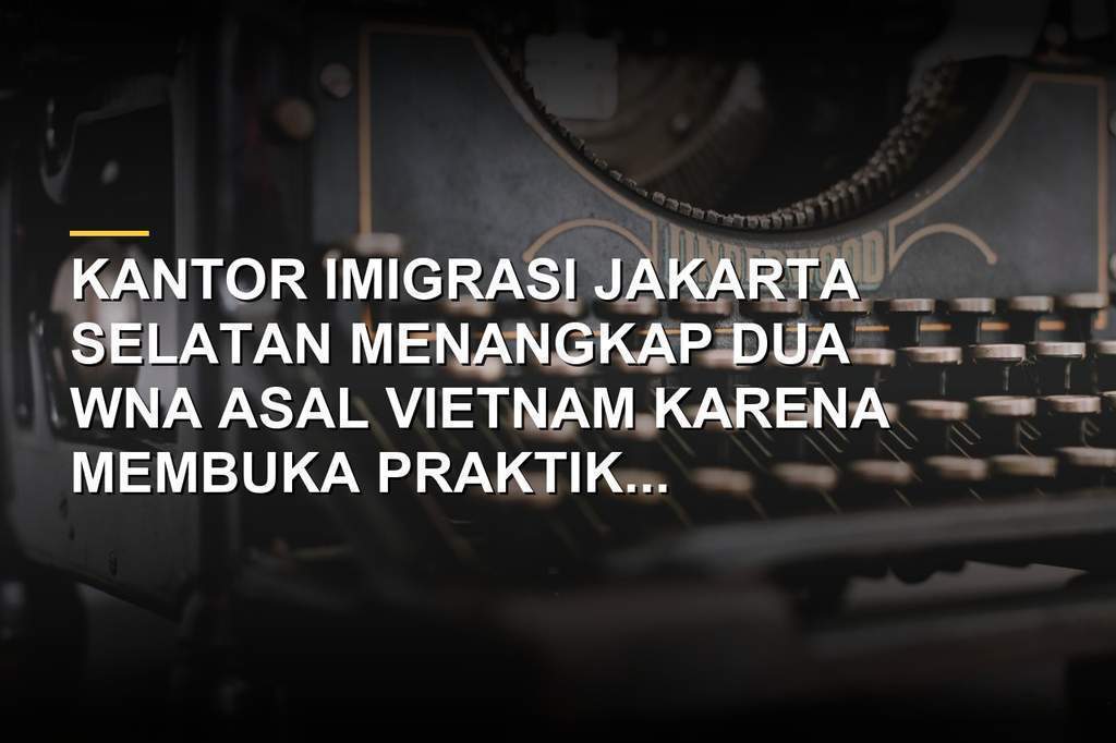 Petugas Imigrasi Jakarta Selatan mengamankan WNA Vietnam yang membuka praktik dokter ilegal