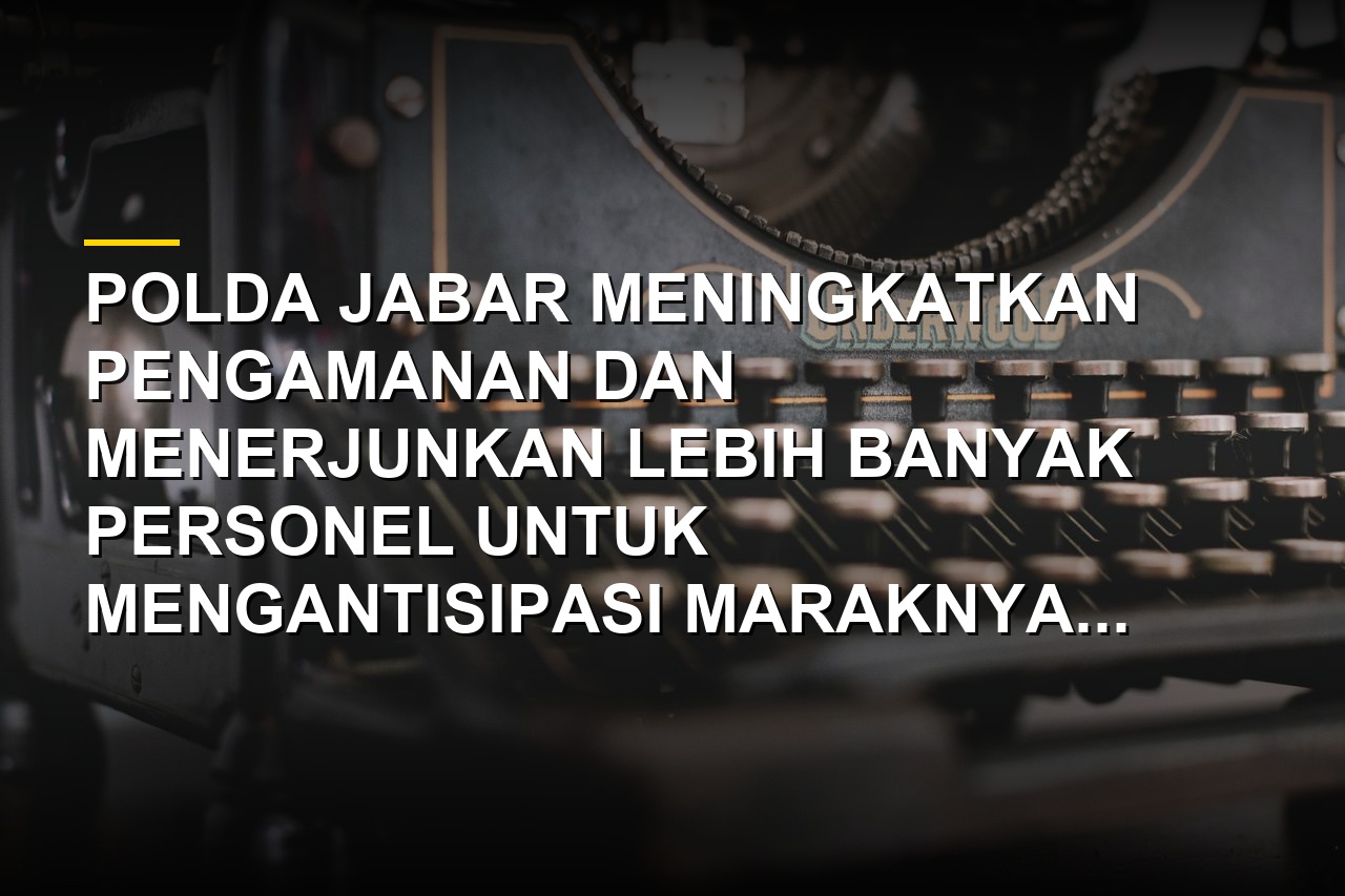 Polisi siapkan langkah tegas antisipasi aksi begal pagi hari di wilayah Jawa Barat
