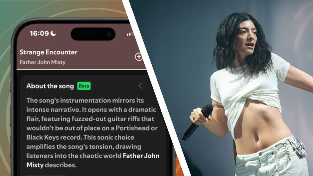 Penyanyi Lorde mengkritik fitur AI About the Song milik Spotify