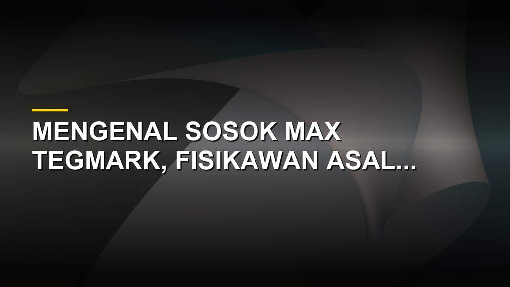Potret Max Tegmark fisikawan MIT dan aktivis keamanan AI