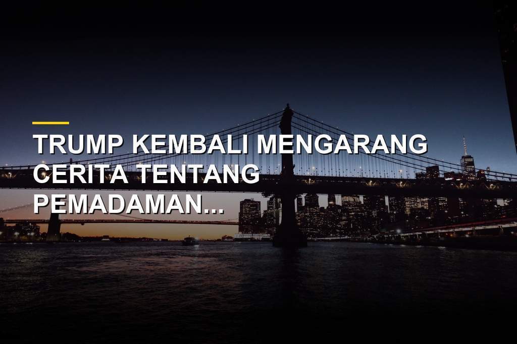 Presiden AS Donald Trump mengklaim TV mati saat debat karena angin tak berhembus