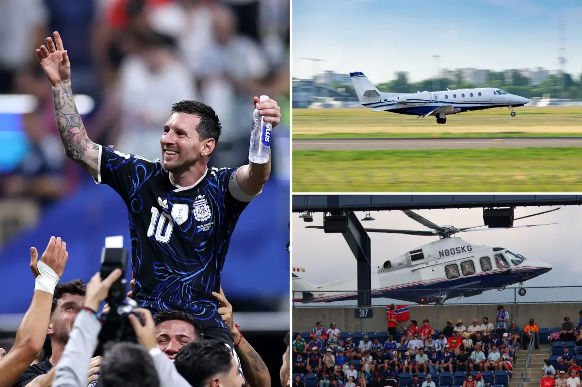 Jet pribadi terparkir di bandara menjelang pembatasan terbang World Cup 2026