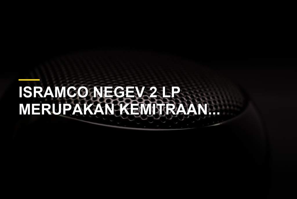 Profil dan sejarah Isramco Negev 2 LP dalam industri migas