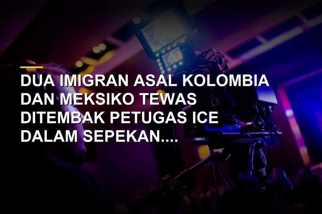 Protes penembakan imigran oleh petugas ICE di Maine dan Houston, korban Joan Sebastian Durán Guerrero dan Lorenzo Salgado Araujo