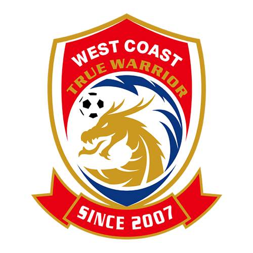 Logo Qingdao West Coast dan Shanghai Shenhua sebelum bertanding