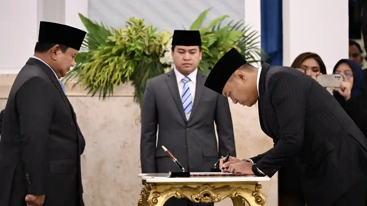 Sudaryono resmi dilantik sebagai Kepala Badan Gizi Nasional oleh Presiden Prabowo Subianto