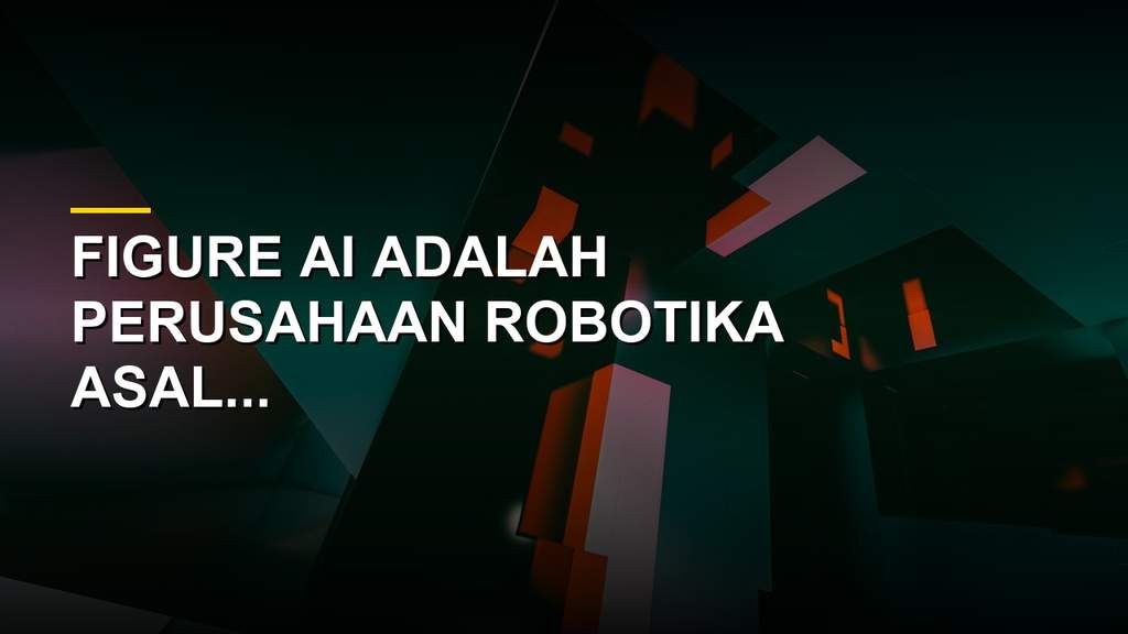 Robot humanoid canggih buatan perusahaan teknologi Figure AI
