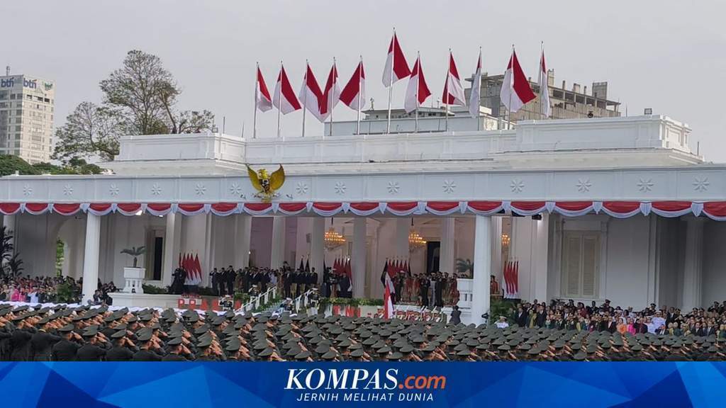 Presiden Prabowo Subianto memberikan amanat dalam upacara pelantikan perwira remaja TNI Polri