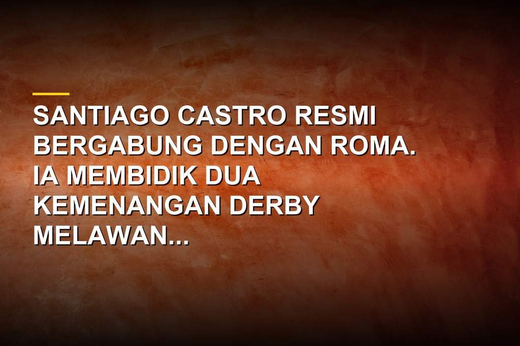Santiago Castro resmi memperkenalkan diri sebagai pemain baru Roma bersama pelatih Gasperini