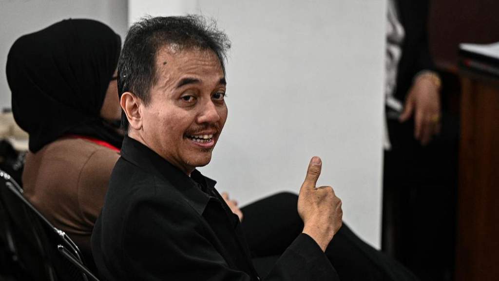 Suasana sidang praperadilan ketiga Roy Suryo di Pengadilan Negeri Jakarta Selatan