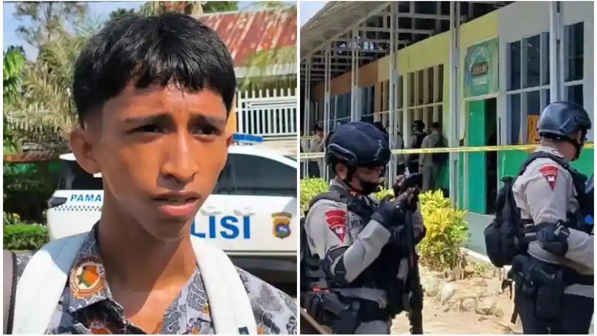 Gedung MAN 3 Padang tempat insiden peledakan bom rakitan oleh siswa korban bullying