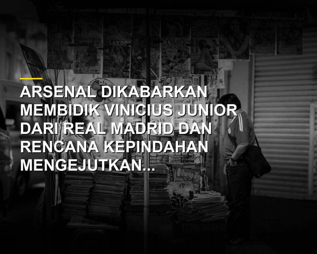 Vinicius Junior penyerang Real Madrid yang masuk dalam radar transfer Arsenal