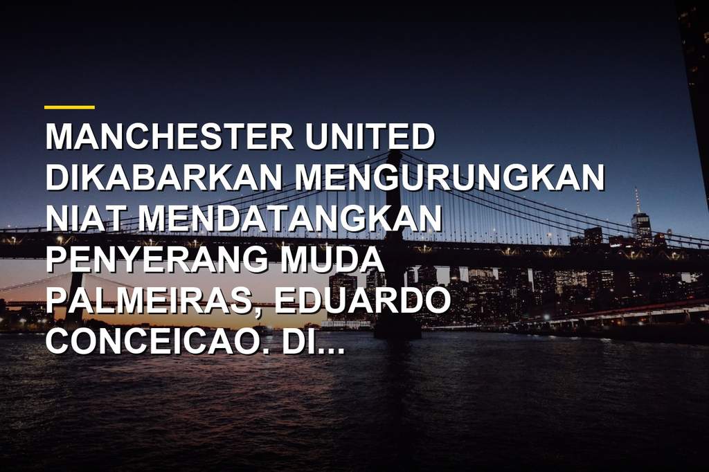 Eduardo Conceicao pemain muda Palmeiras dan Manchester United