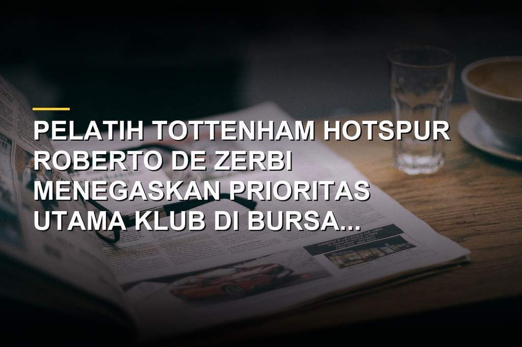 Roberto De Zerbi pelatih Tottenham Hotspur saat memimpin konferensi pers
