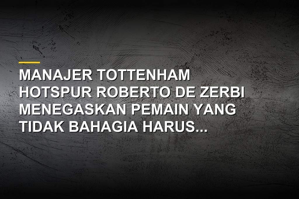 Lucas Bergvall dan Roberto De Zerbi di Tottenham Hotspur