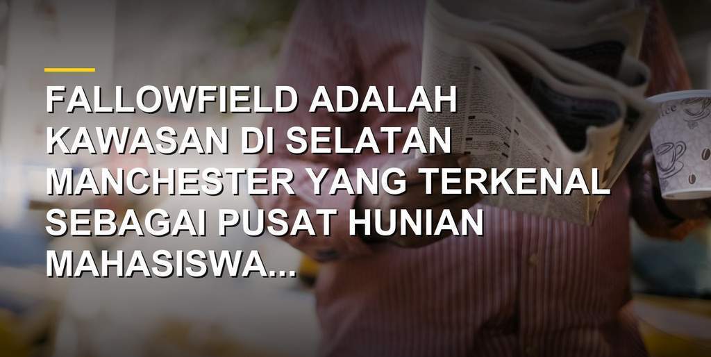 Suasana jalan di Fallowfield Manchester dengan bangunan kampus dan lalu lintas yang ramai