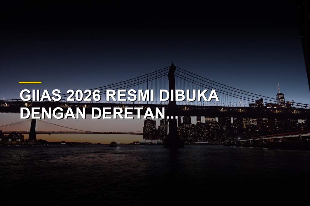 Suasana pameran GIIAS 2026 dengan deretan mobil baru dari berbagai merek di ICE BSD City