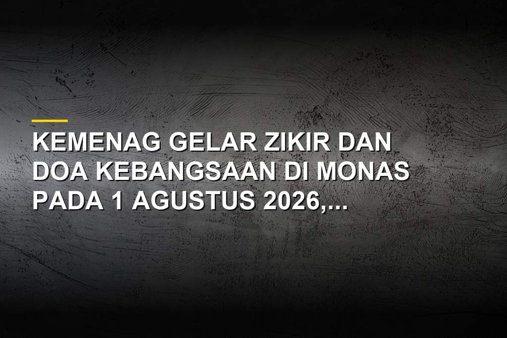 Suasana Zikir dan Doa Kebangsaan di Monas bersama Habib Syech dan tokoh lintas agama
