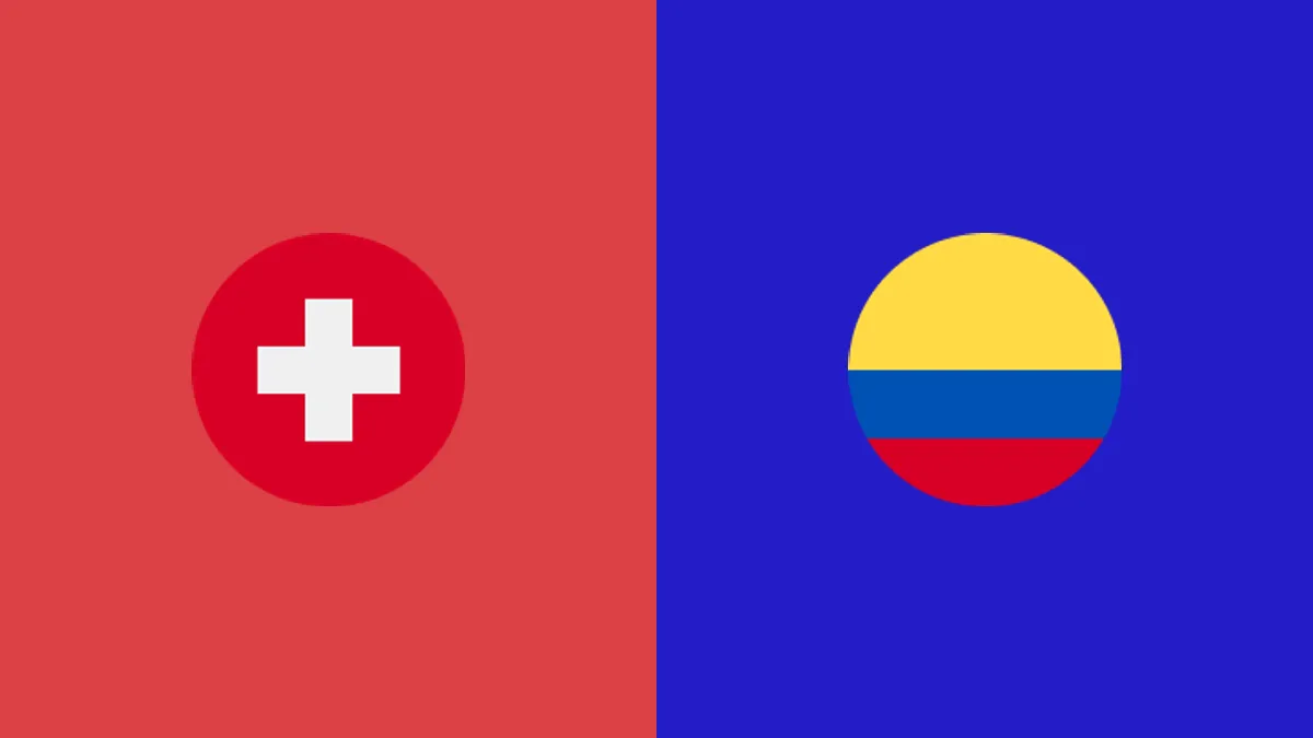Pertandingan babak 16 besar FIFA World Cup 2026 antara Switzerland melawan Colombia di Vancouver