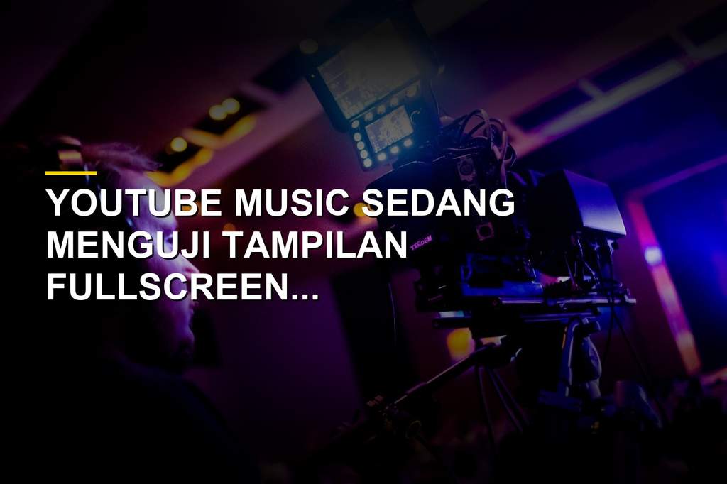 Tampilan fullscreen cover art YouTube Music di layar Now Playing dengan album art memenuhi layar