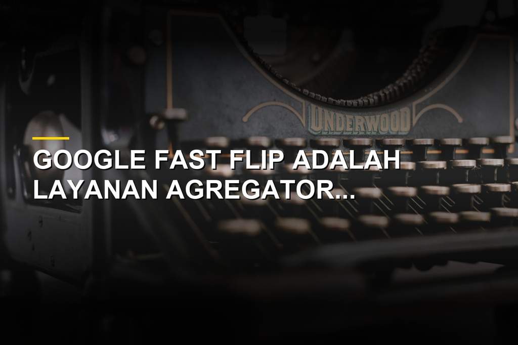 Tangkapan layar antarmuka Google Fast Flip yang menampilkan pratinjau berita visual