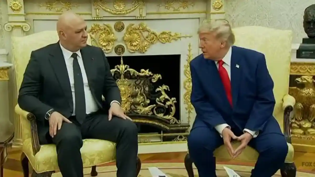 Presiden Lebanon Joseph Aoun bertemu Presiden AS Donald Trump di Gedung Putih Washington