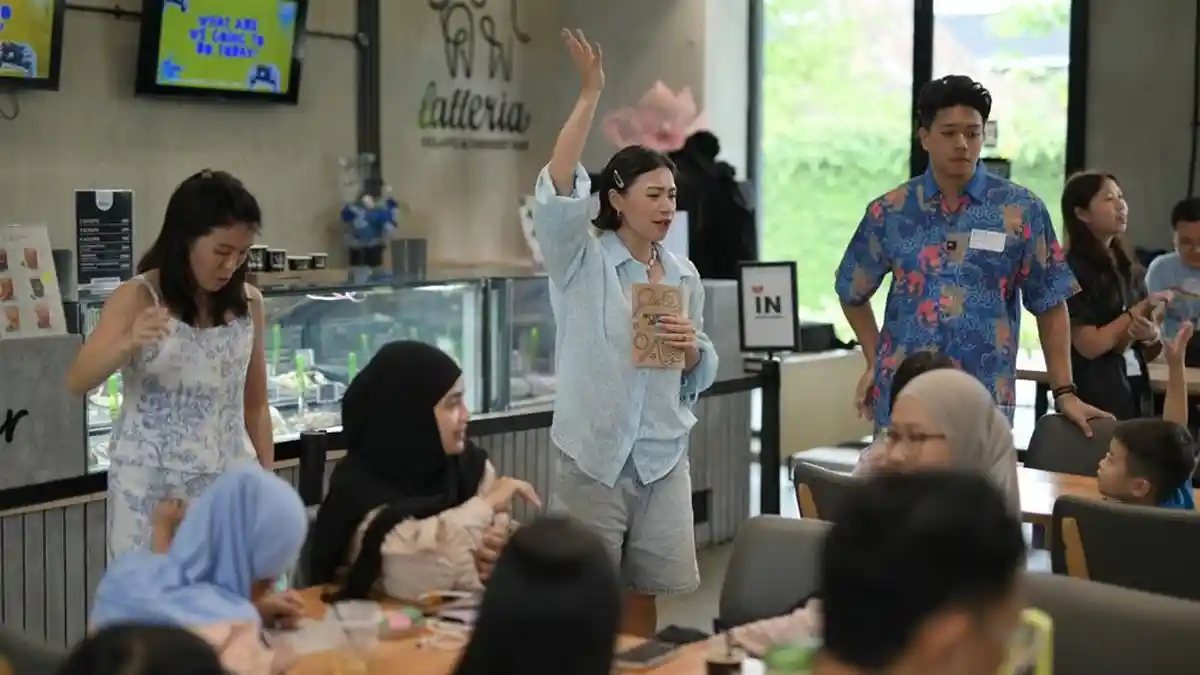 Aktivitas luar ruangan anak-anak Gosh! Kids saat belajar melalui perjalanan budaya dan alam