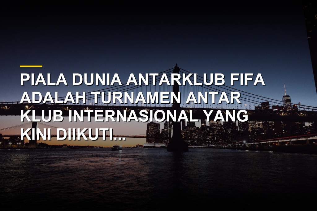 Trofi FIFA Club World Cup dan pemain klub peserta beradu dalam pertandingan final