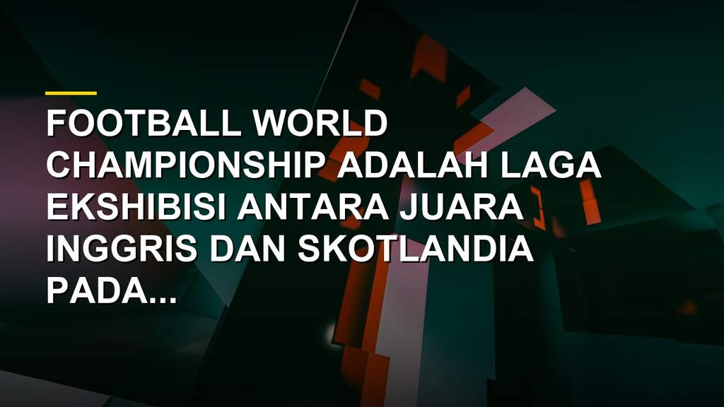 Trofi sepak bola dunia abad 19 dari laga Renton vs West Bromwich Albion di Scottish Football Museum