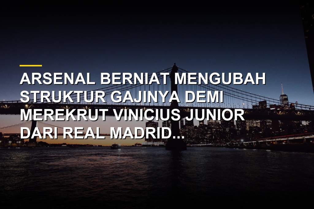 Vinicius Junior penyerang Real Madrid yang diincar oleh Arsenal
