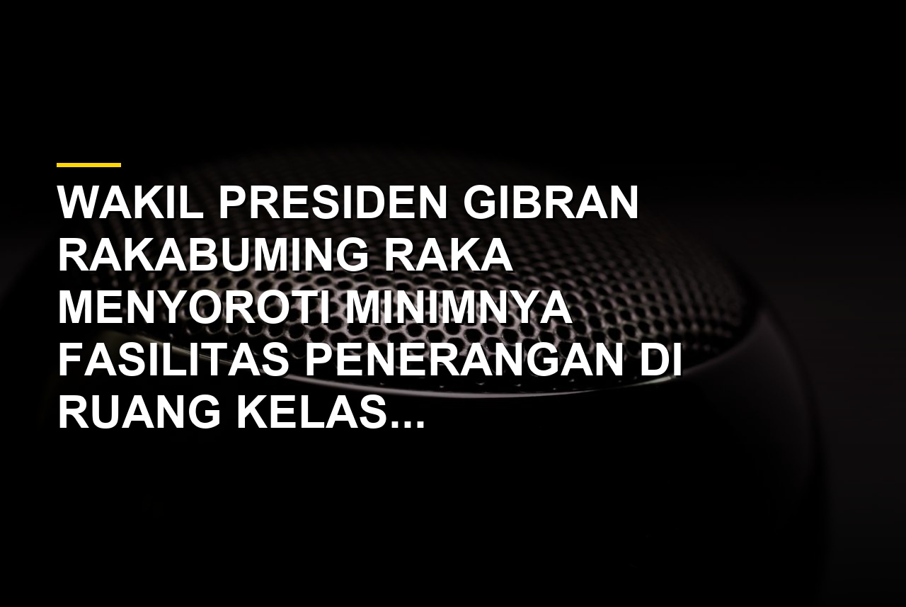Wakil Presiden Gibran Rakabuming Raka saat meninjau Sentra Pendidikan Mimika Papua Tengah
