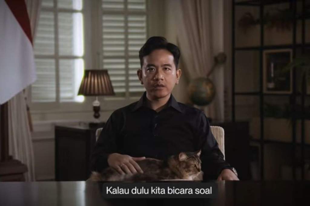 Wakil Presiden Gibran Rakabuming Raka saat memberikan pesan mengenai penguasaan AI untuk pelajar dan guru