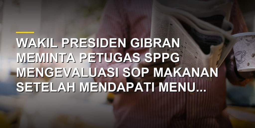 Wapres Gibran meninjau program Makan Bergizi Gratis di SMP Negeri 1 Tombulu Minahasa