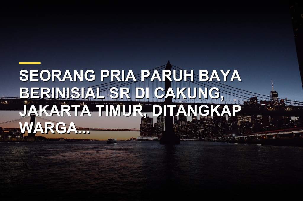 Warga menangkap pelaku pemerkosaan anak di Cakung yang kabur ke genteng