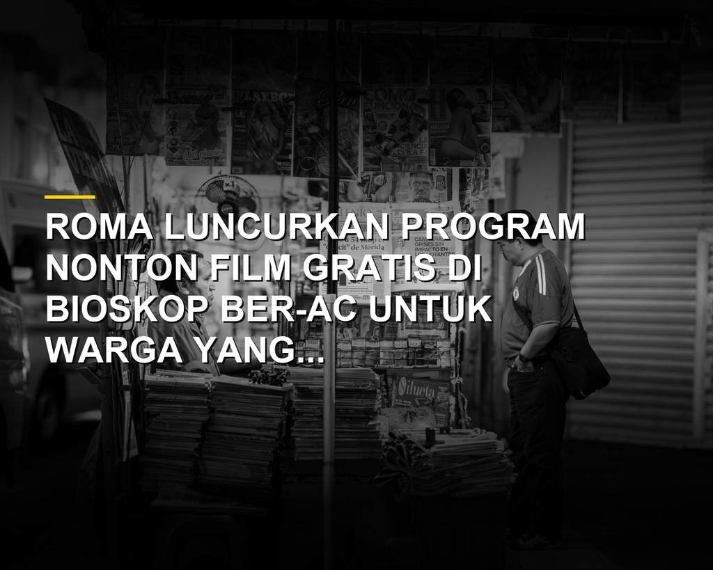 Warga Roma menonton film gratis di bioskop ber-AC untuk mengatasi gelombang panas ekstrem suhu 40 derajat Celsius